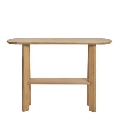 Console chêne 130x40x86 BLANC D’IVOIRE