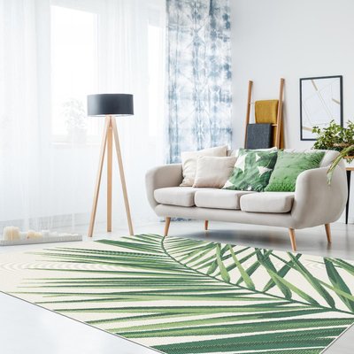 Tapis extérieur tissé kilim rectangle CASADA 16 UN AMOUR DE TAPIS
