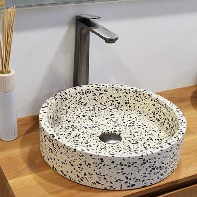 Mitigeur de lavabo vasque argent brossé, Velvet III EVIDENCE