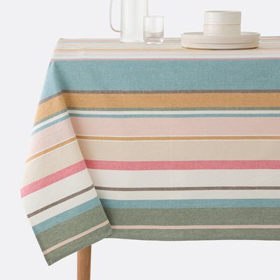 Gestreifte Tischdecke Antika, garngefärbte Bio-Baumwolle LA REDOUTE INTERIEURS