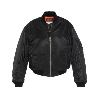 Blouson bomber coupe 90's en nylon recyclé SCHOTT