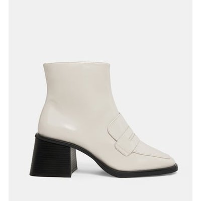Bottines À Talons Flare Gwenaelle Détail Mocassin STUDIO CELESTE