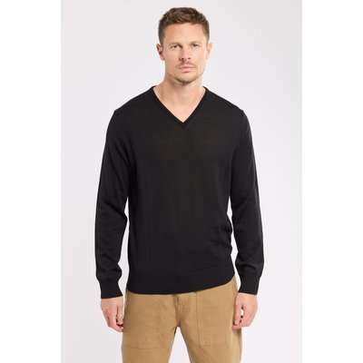 Pull col V Bérac - laine GUY DE BERAC