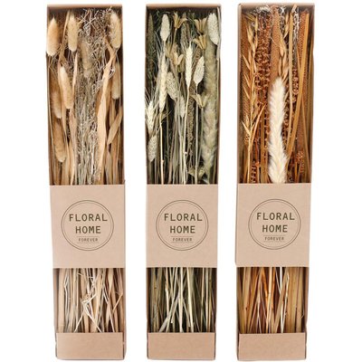 Fleurs séchées naturelles 60 cm Forever (Lot de 3) JARDINDECO