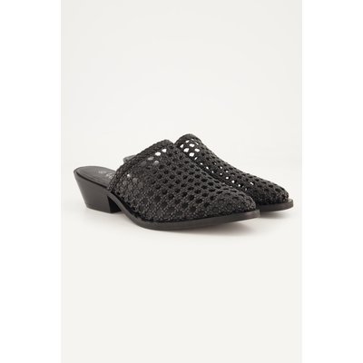 Mules en cuir nappa tressé - largeur H ULLA POPKEN