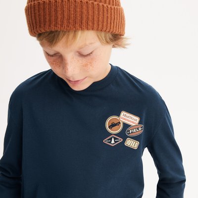 T-shirt a maniche lunghe fantasia LA REDOUTE COLLECTIONS
