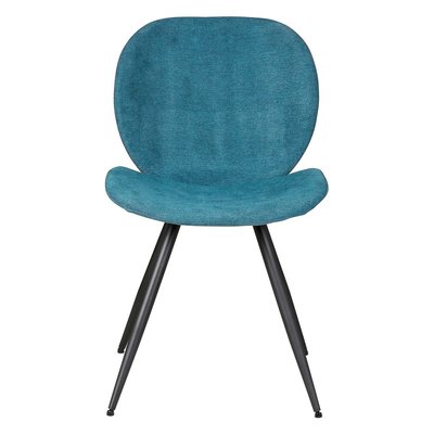 Chaise repas tissu rouille Zinia ZAGO