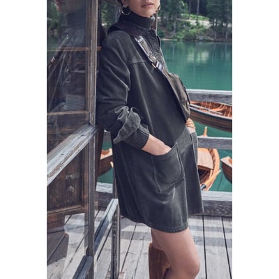 Robe chemise RITA en velours Maison 123