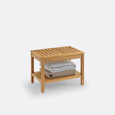 Banco de baño HAUMEA, de acacia, 50 cm LA REDOUTE INTERIEURS