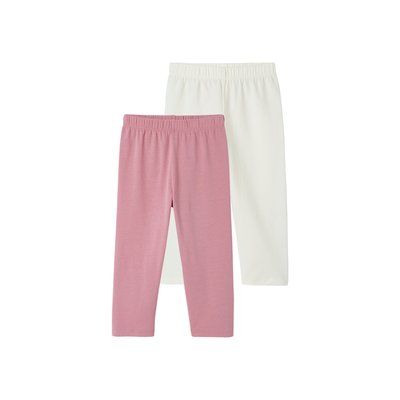 Lot de 2 leggings mi-mollets VERTBAUDET