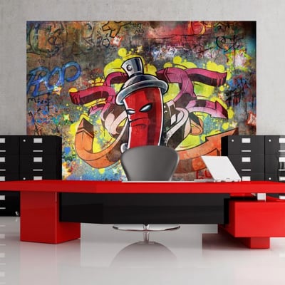 Papier peint intissé panoramique Street art Graffiti monster 1 EDEN