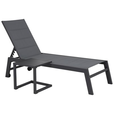 Bain de soleil et table d'appoint, BARBADOS HAPPY GARDEN