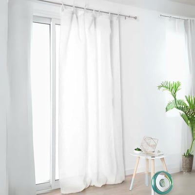 Voilage à nouettes en 100% lin LINDER