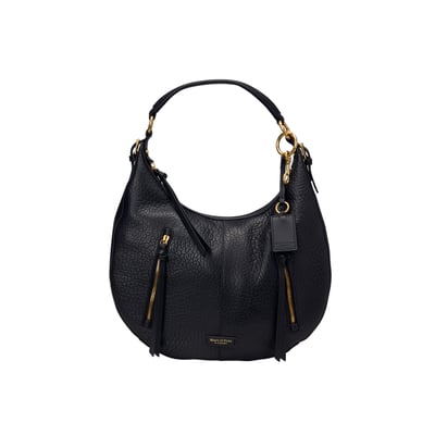 Sac à bandoulière large en cuir de mouton finement grainé MARC O'POLO
