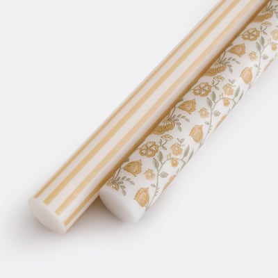 Set aus 2 bedruckten Kerzen, YASSIA LA REDOUTE INTERIEURS