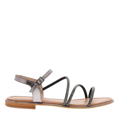Sandales HOCTAVY cuir talon plat LES TROPEZIENNES