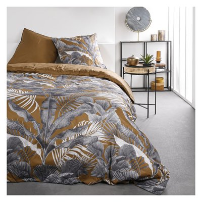 Parure de lit coton 2 personnes imprimé jungle SUNSHINE TODAY