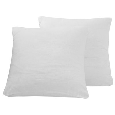 Lot de 2 taies d'oreiller en gaze de coton LOFT SENSEI MAISON
