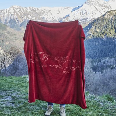 Plaid polaire GRANDEUR NATURE SYLVIE THIRIEZ