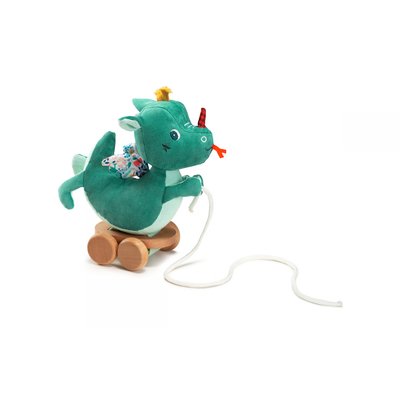 Peluche à tirer Joe le dragon LILLIPUTIENS