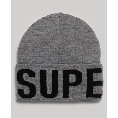 Bonnet en tricot griffé SUPERDRY