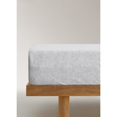 Drap-housse berceau coton à rayures MANGO HOME