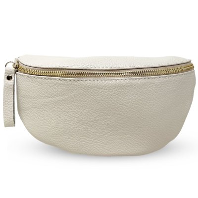Sac banane en cuir grainé italien LOU-DO OH MY BAG