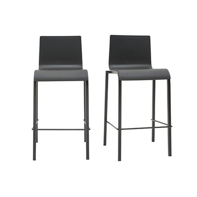 Tabourets de bar design empilables H65 cm (lot de 2) KUPA MILIBOO