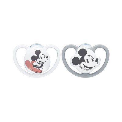 Lot 2 Sucettes SPACE 18-36m Mickey NUK
