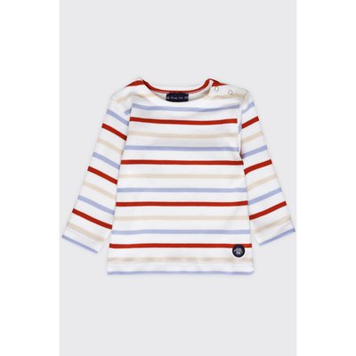 Marinière tricolore en coton épais BABY ARMOR-LUX