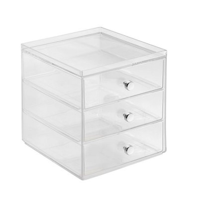 Boite de rangement pour cosmétiques 3 tiroirs IDESIGN