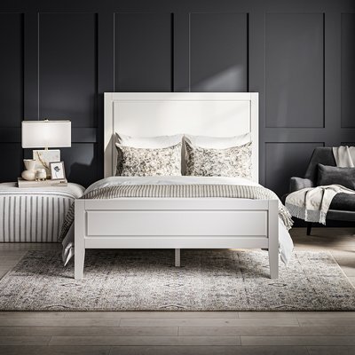 Orton Shaker Solid Pine Wood Bed SO'HOME