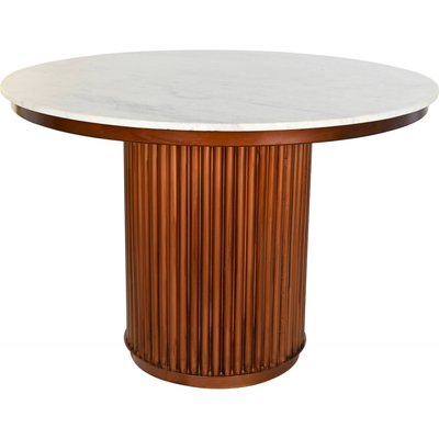 Table de salon en marbre, pied cuivré RECOLLECTION