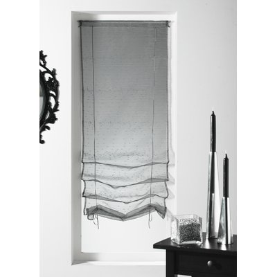 Store à remonter voilage organza fantaisie 'goutte d'eau' HOME MAISON