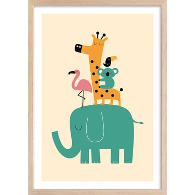 Affiche enfant pyramide des amis HEXOA
