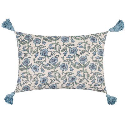 Delphine Floral Tasselled Filled Cushion PAOLETTI