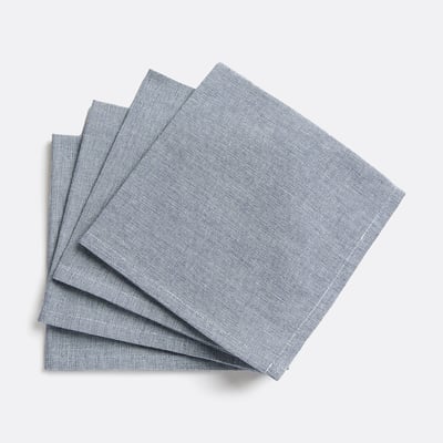 Lot de 4 serviettes de table en coton, Navao LA REDOUTE INTERIEURS