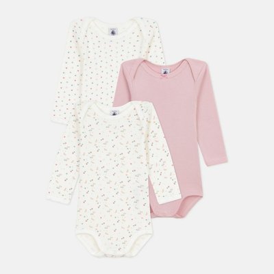 Confezione da 3 body maniche lunghe PETIT BATEAU