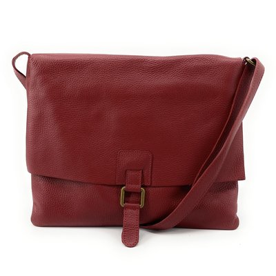 Sac bandoulière besace en cuir grainé COQUETTE OH MY BAG