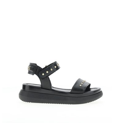 Sandalias de piel con plataforma MJUS