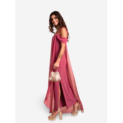 Robe sans bretelles avec cape ALMERÍA THE-ARE