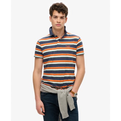 Polo Jersey Rayé Léger SUPERDRY