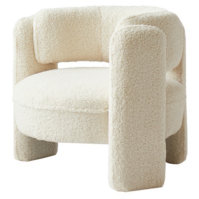 Fauteuil de salon en bouclette, BANGUI NORDLYS