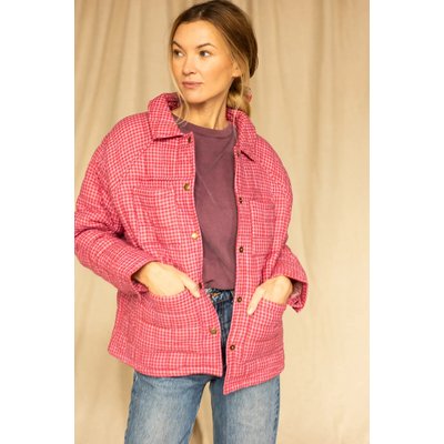 Veste matelassée à carreaux, KAMAL APACHES COLLECTIONS