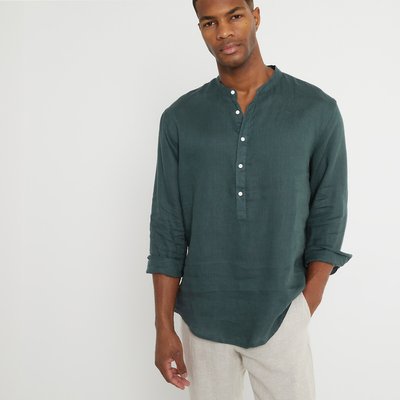 Linen Loose Fit Shirt LA REDOUTE COLLECTIONS