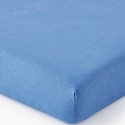 Drap housse, 100% lin MONOPRIX