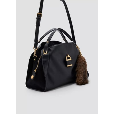 Sac cabas avec détail cadenas MANGO