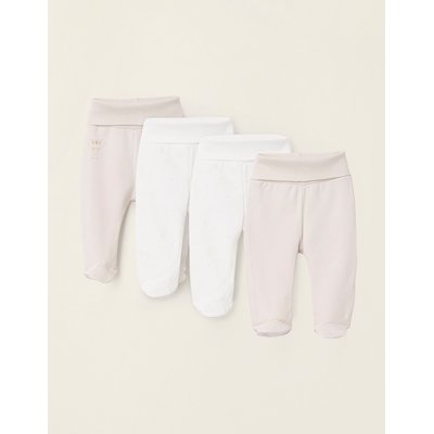 Pack 4 Pantalons à Pieds en Coton ZIPPY