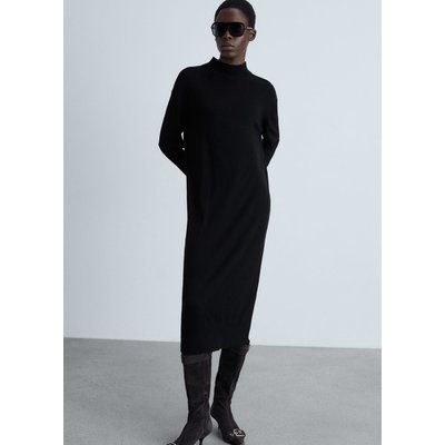 Robe maille col montant MANGO