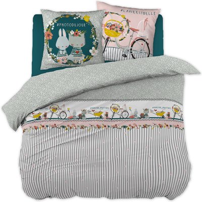 Parure Housse de couette Joli Lapin EDEN